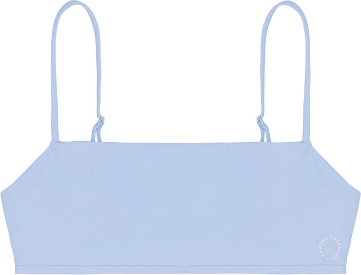 Cartel Copenhagen Sanur bandeau justerbar bikini top Clear