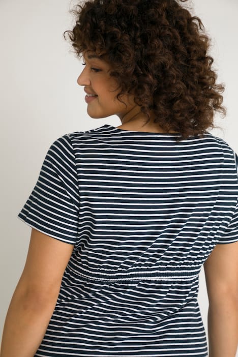 Bellieva-T-Shirt, Stillfunktion, Ringel, A-Linie, Halbarm