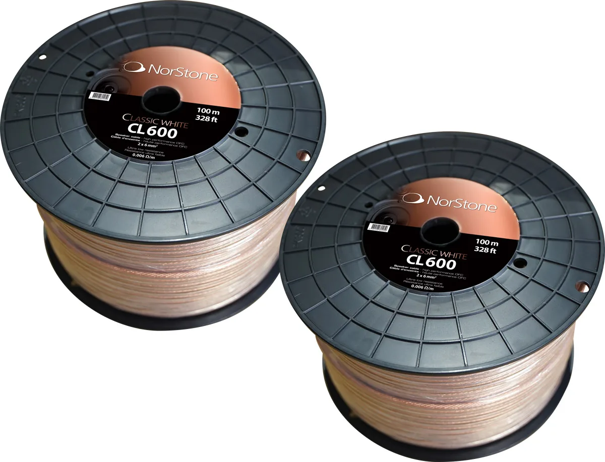 NorStone CL600 (200 m) Câbles d'enceintes en bobine