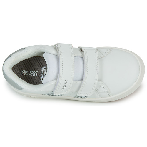 Geox - J ECLYPER GIRL - Blanc / Argenté