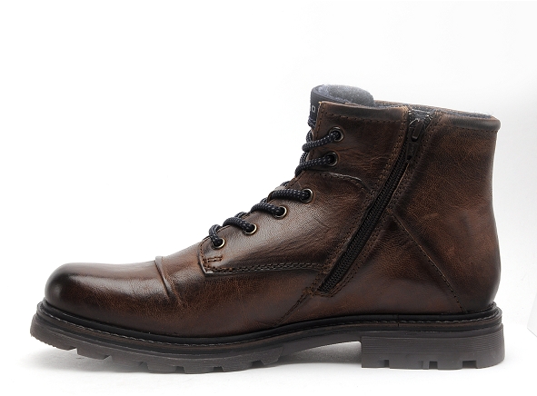 Bugatti boots bottine homme vivo 321 acb37 3200 marron