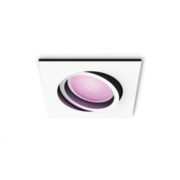 Philips Hue inbouwspot Centura wit - wit en gekleurd licht 5.7W - vierkant