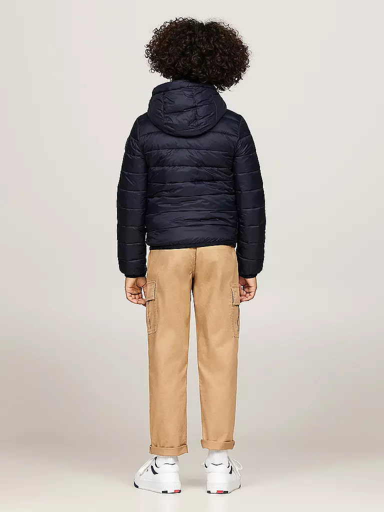 TOMMY HILFIGER Jungen Steppjacke dunkelblau