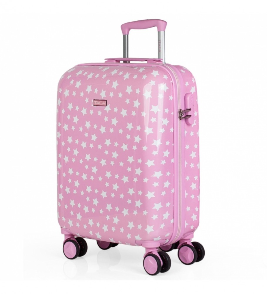 Mala de cabine infantil pequena ITACA rosa - 55x40x20cm -