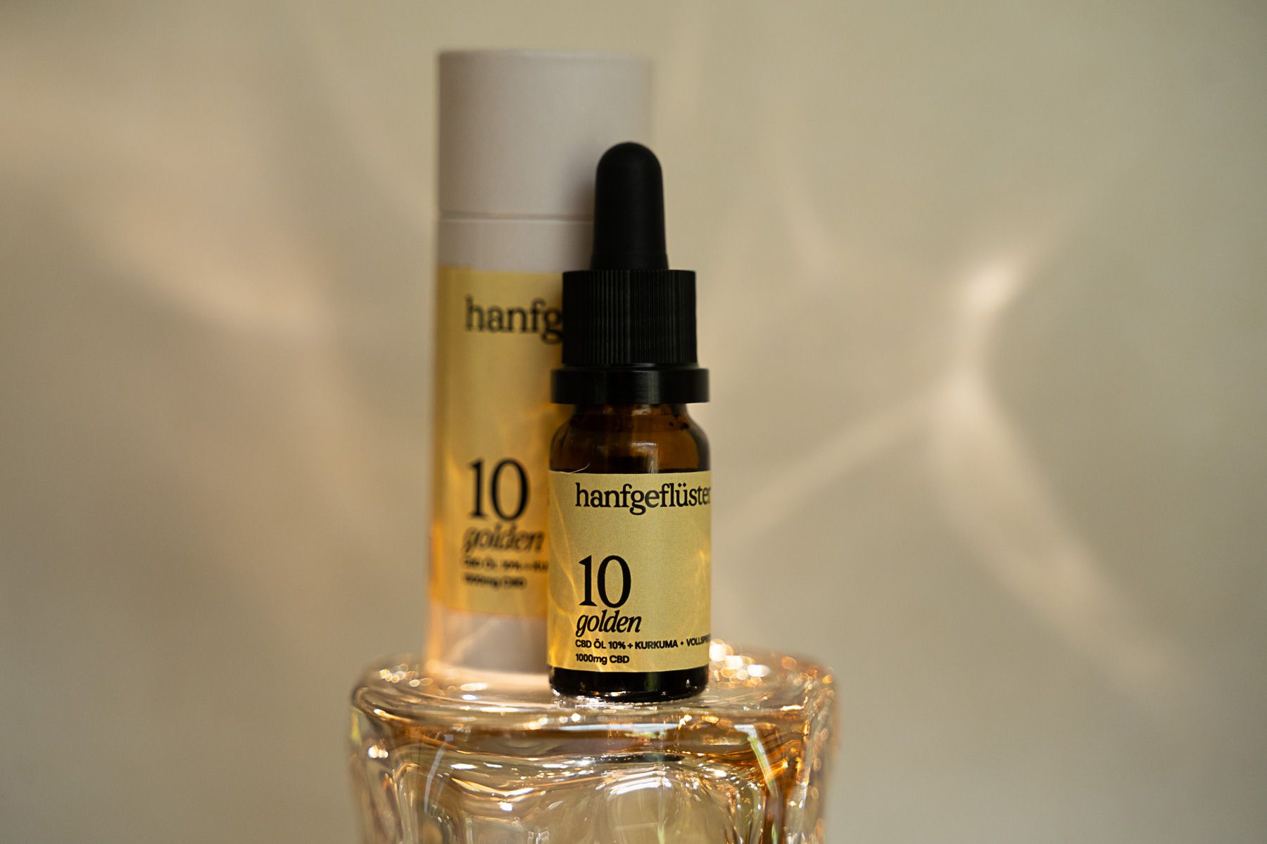 HANFGEFLÜSTER Goldenes CBD Öl 10%