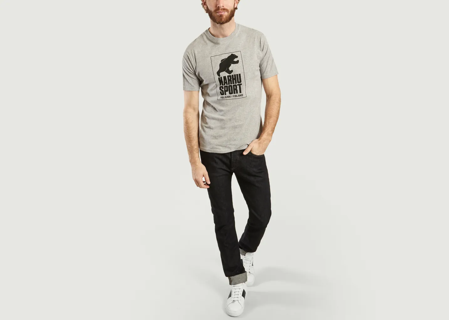 T-Shirt Logo Heather Grey Karhu