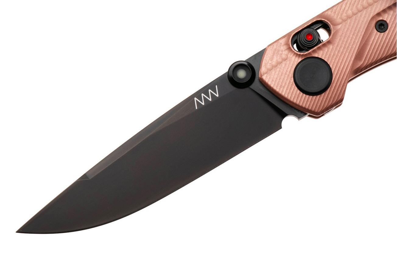 ANV A100 BB, A100-034 Black DLC Elmax, Rose Gold Aluminum, zakmes
