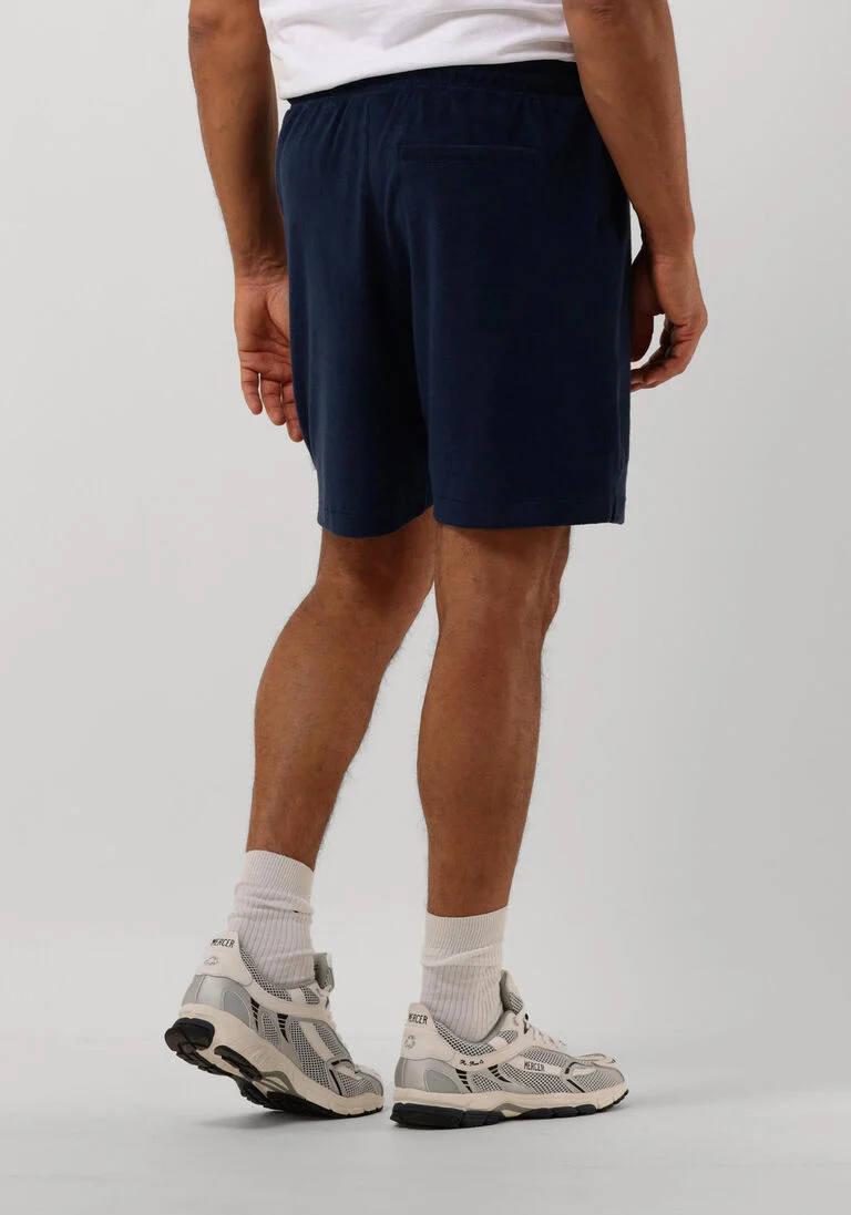 WOODBIRD donkerblauwe woodbird korte broek bommy terry shorts
