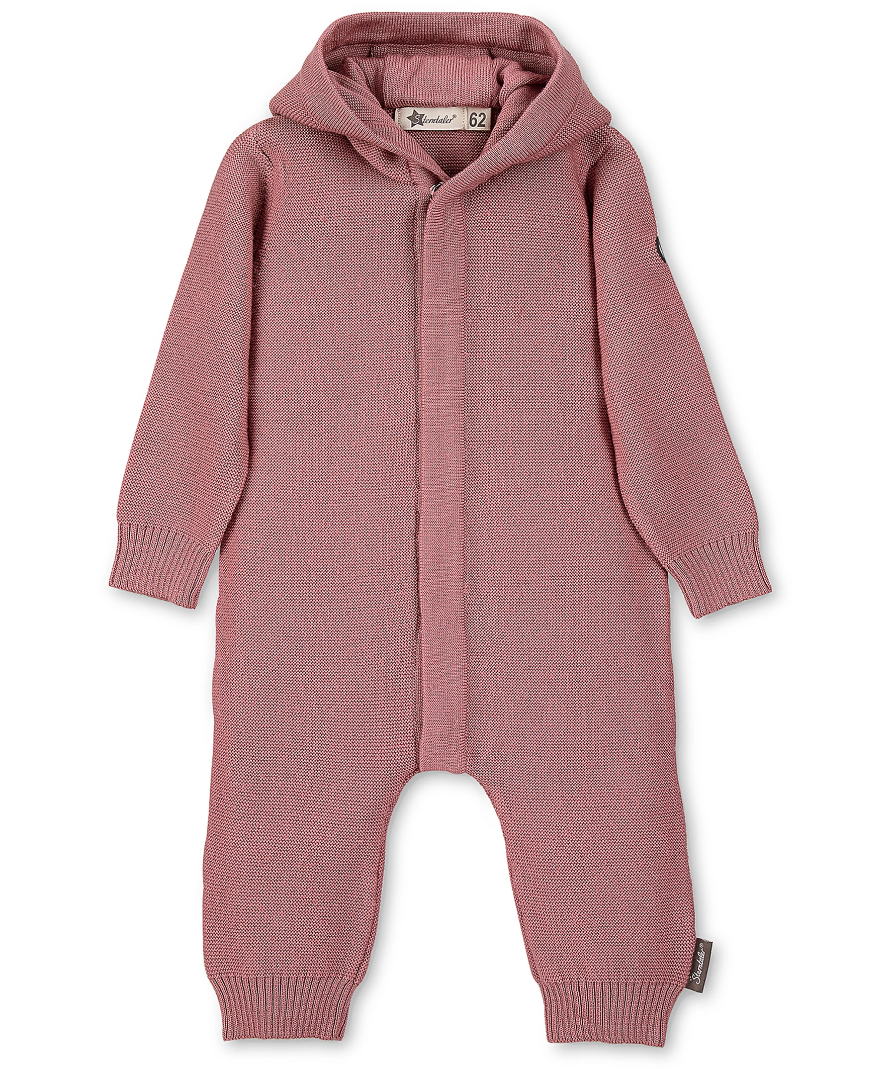 Woll-Overall HÄSCHEN mit Öhrchen in rosa