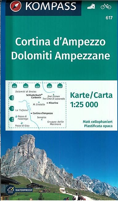 KOMPASS - 654 CORTINA D'AMPEZZO KOMPASS