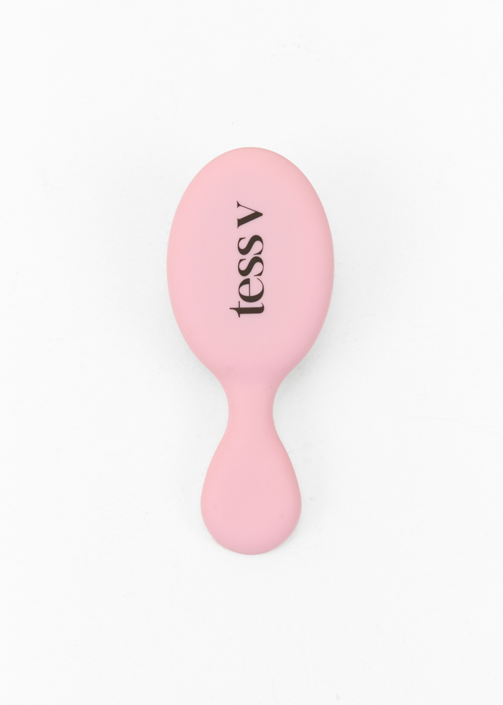 Tess v mini borstel lichtroze