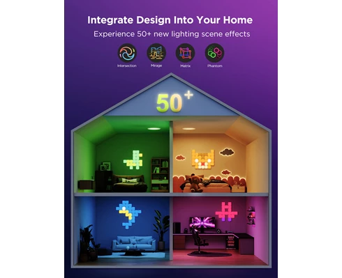 Govee Smart Mini Panel Lights - 10 pack