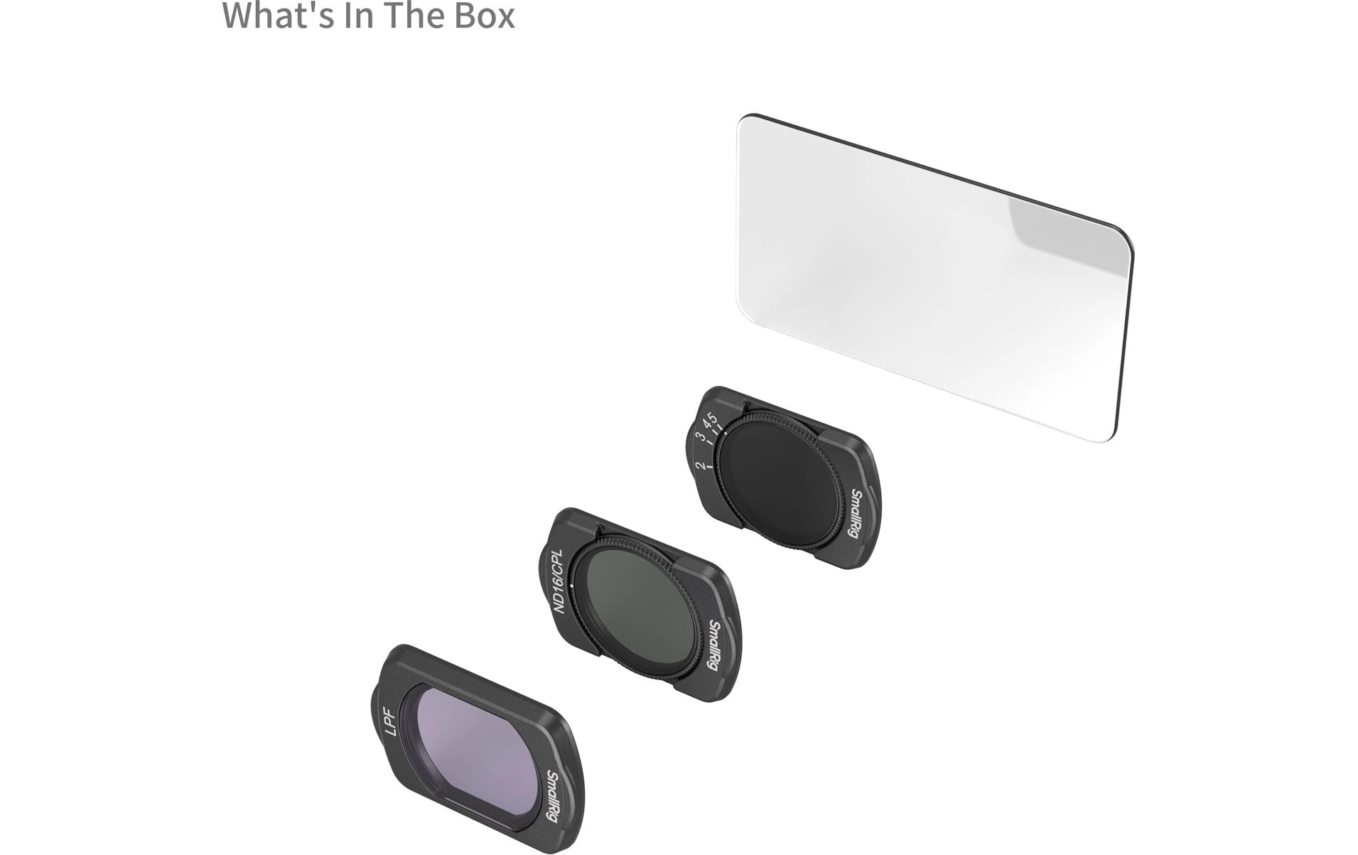 Filter-Kit für DJI Osmo Pocket 3Drei Filter und eine Displayschutzfolie