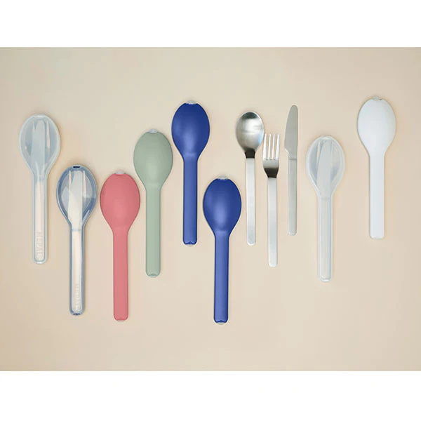 Set de 3 couverts Ellipse Nordic Sage Mepal