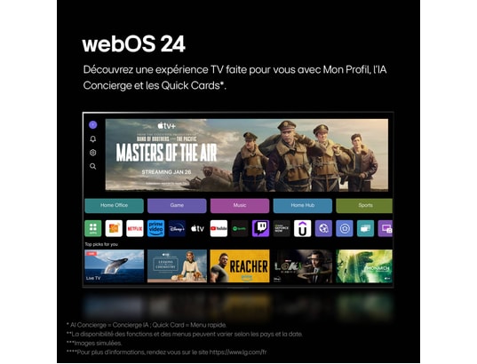 LG - TV LED 4K 139 cm 55UT91 webOS TV