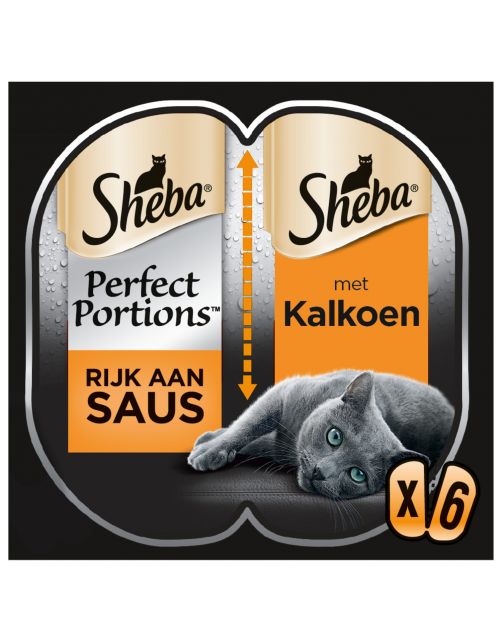 Sheba Perfect Portions Adult 6x37.5 g - Kattenvoer