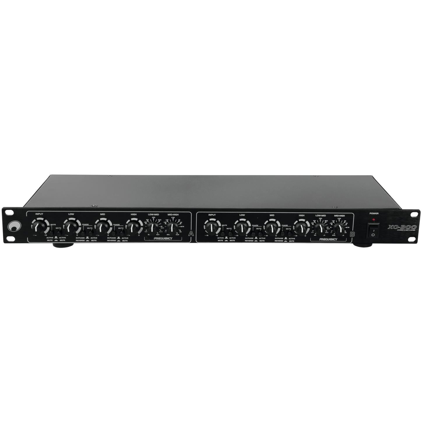Omnitronic XO-300 actieve stereo 3-weg crossover