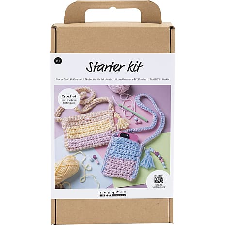 Creotime DIY hækle startkit - tasker