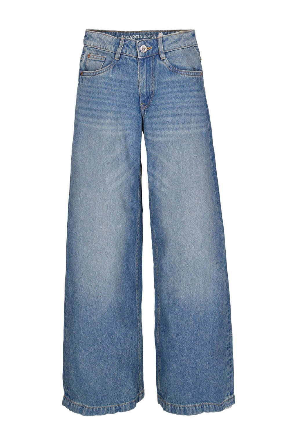 Garcia low waist loose fit jeans medium blue denim