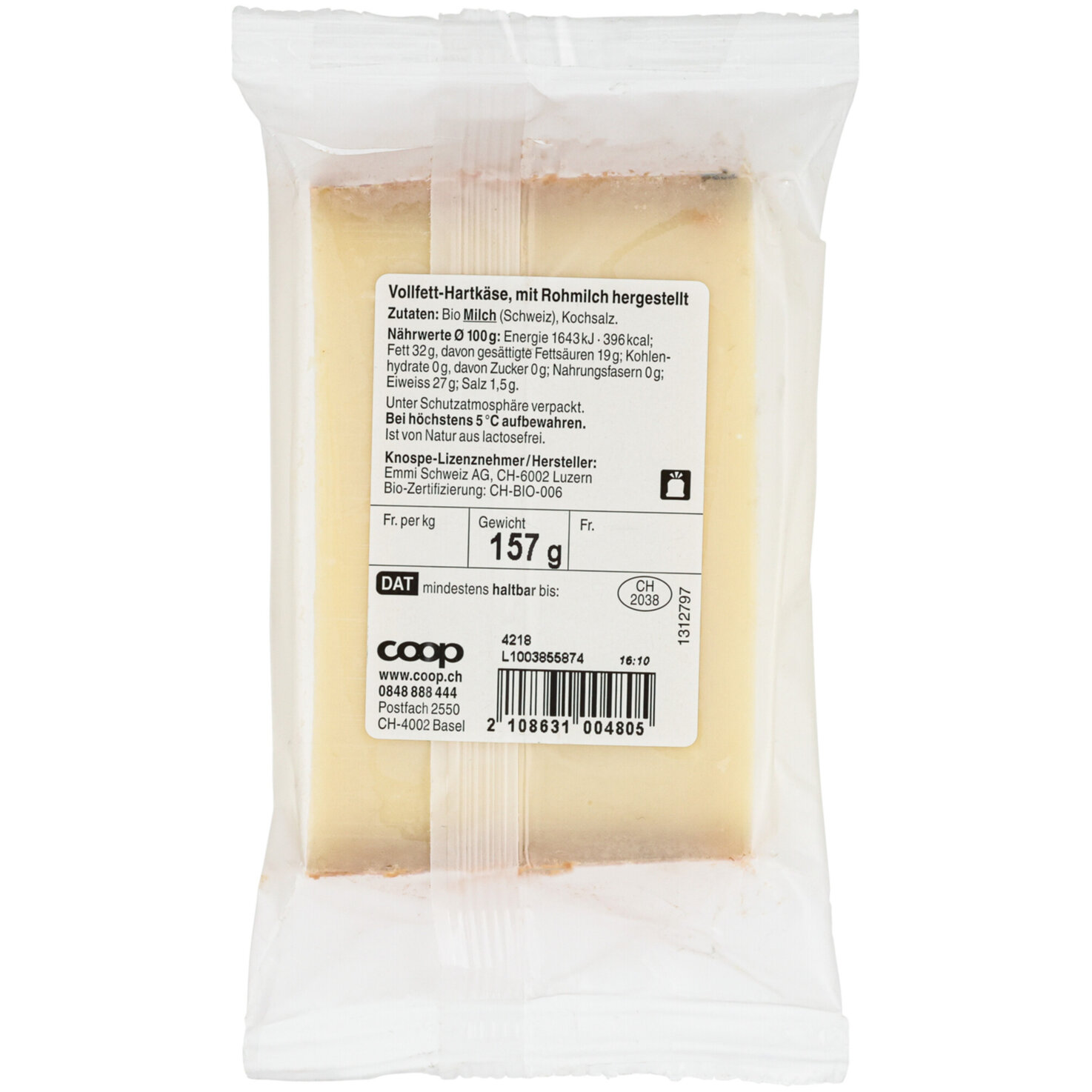 Naturaplan Bio Gruyère surchoix ca. 154g -