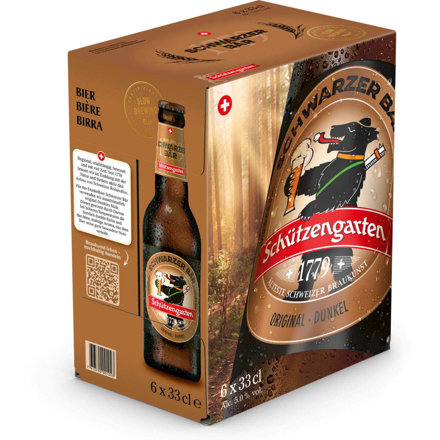 Schützengarten Schwarzer Bär 6x33cl -198cl