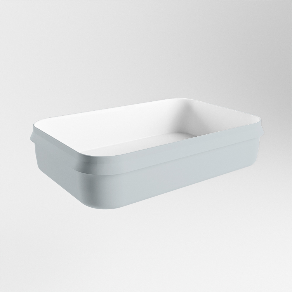 Mondiaz Arvo Solid Surface waskom 55x38cm clay / talc