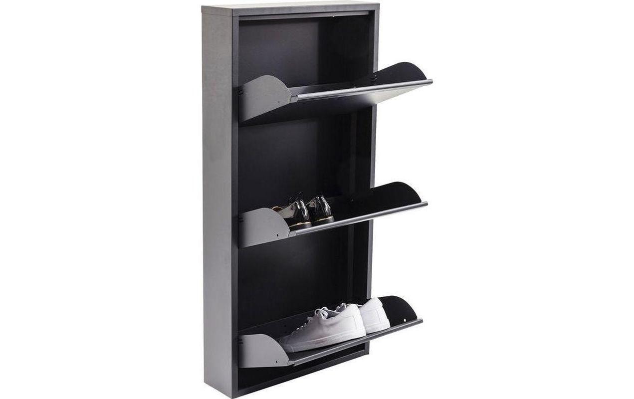 Schuhschrank Caruso 100 x 50 cm, Anthrazit<br>Schuhmöbel