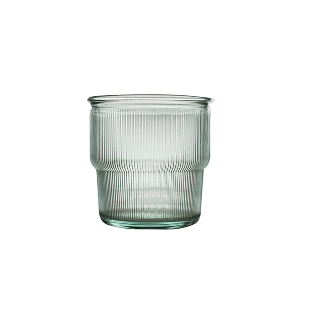 Verre striés 30 cl empilable (lot de 6) Vidrios san miguel