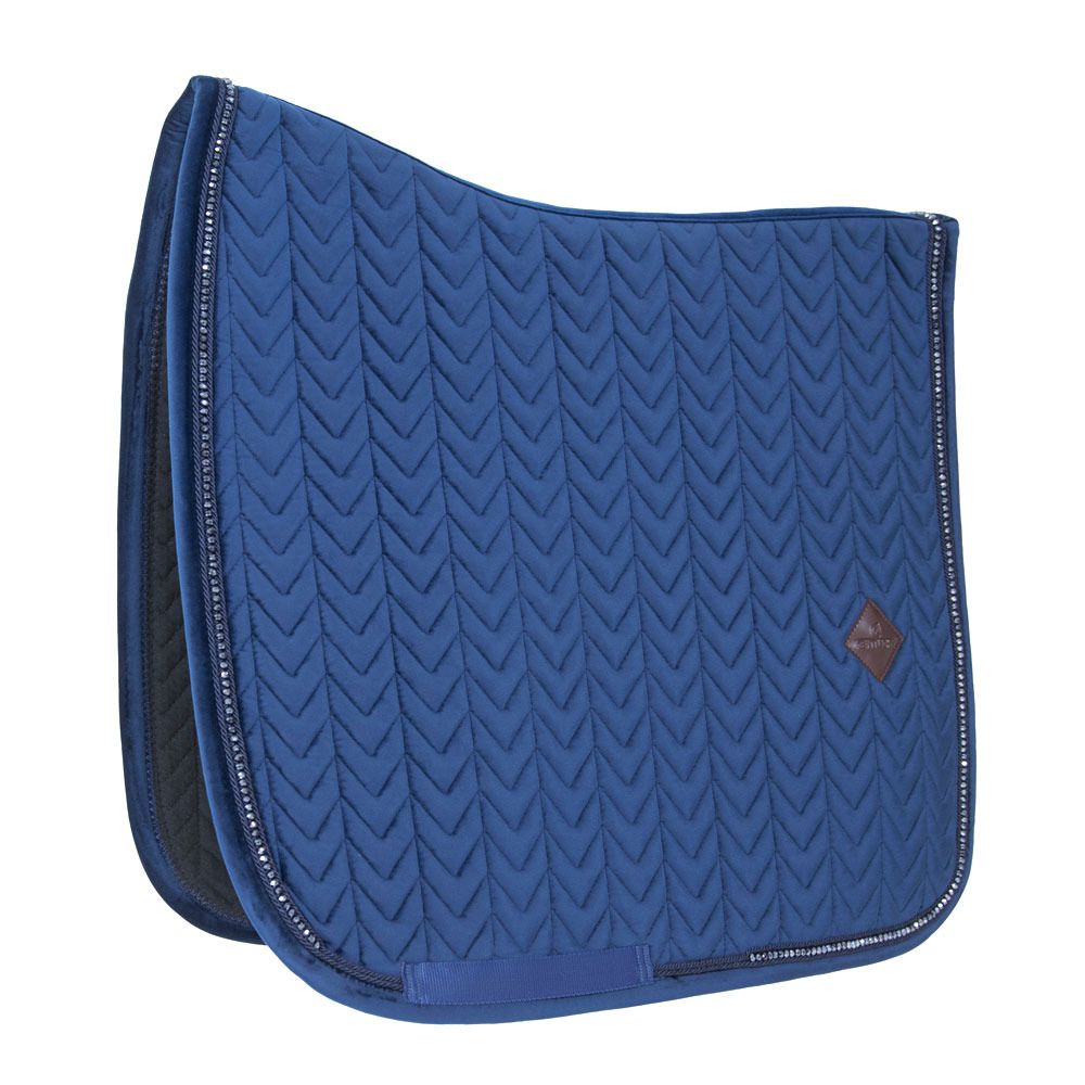 Kentucky VELVET PEARLS - Tapis de dressage bleu roi