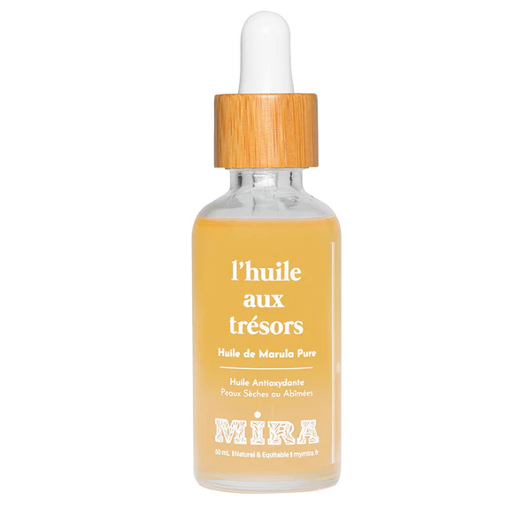 Mira Huile végétale de marula pure - L'huile aux Trésors 50 mL
