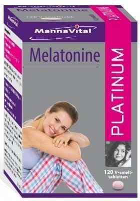 MannaVital Melatonine Platinum Smelttabletten 120tb