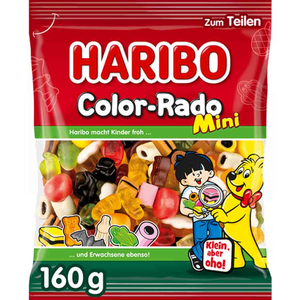 Haribo Color-Rado mini 160g MHD:30.10.25