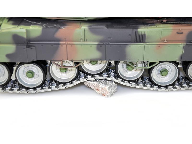 Amewi Leopard 2A6, Professional Line, 7.0, 1:16, RTR Originalgetreuer Leopard Panzer mit Metallgetriebe & Ketten