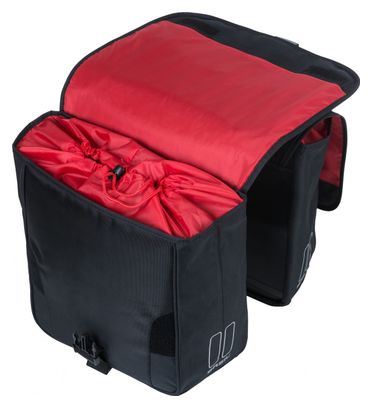 Sacoche double Basil Sport Design 32 litres noir