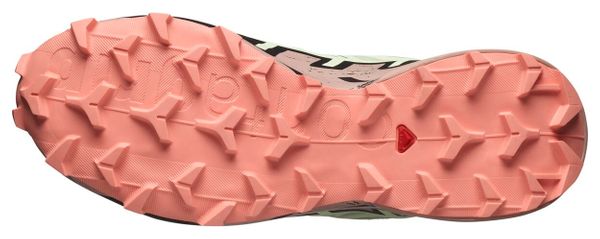 Chaussures Trail Salomon Speedcross 6 GTX Vert/Rose Femme