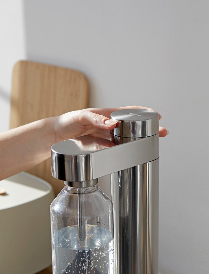 Stelton - Brus carbonator sodavandsmaskine - Stål
