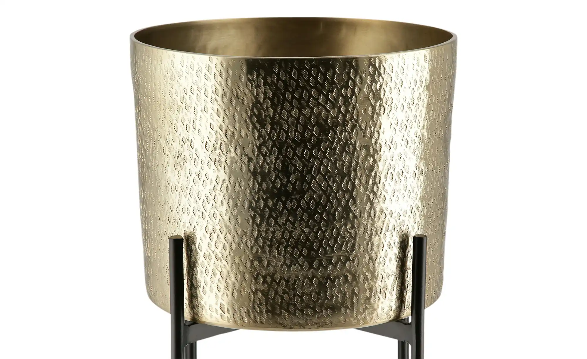 Übertopf mit Metallgestell