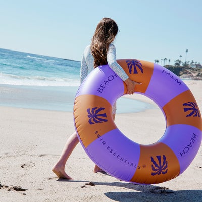 SwimEssentials Badering, Palm Trees Purple