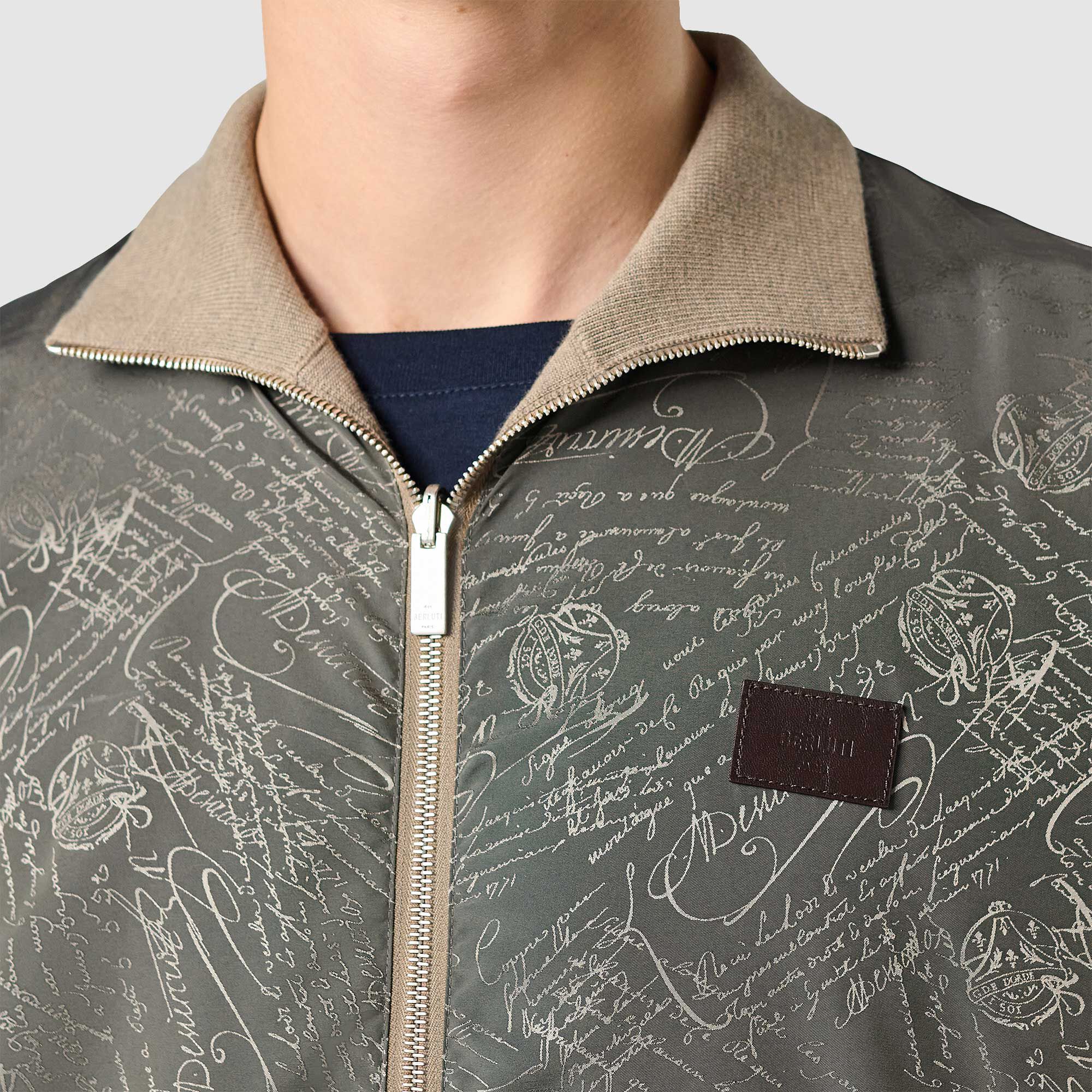 Blouson Reversible En Laine