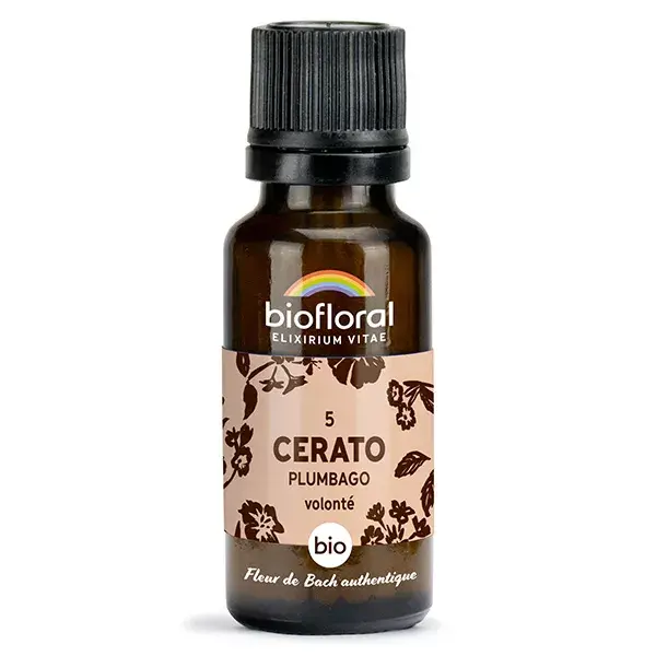 Biofloral 05 Cerato Plumbago Granules Organic Bach Flower Granules 19.5 g