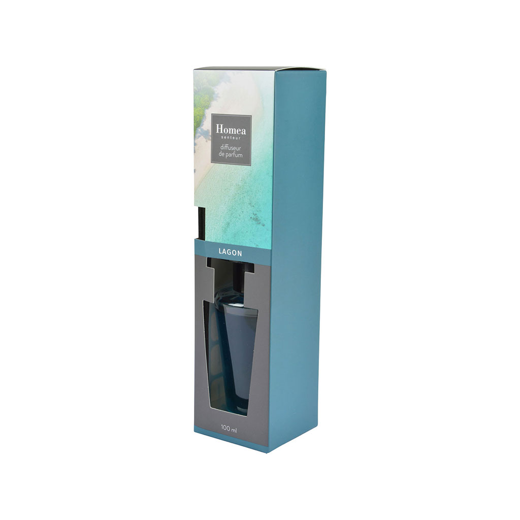 Diffuseur de parfum cône et 6 bâtons lagon 100ml