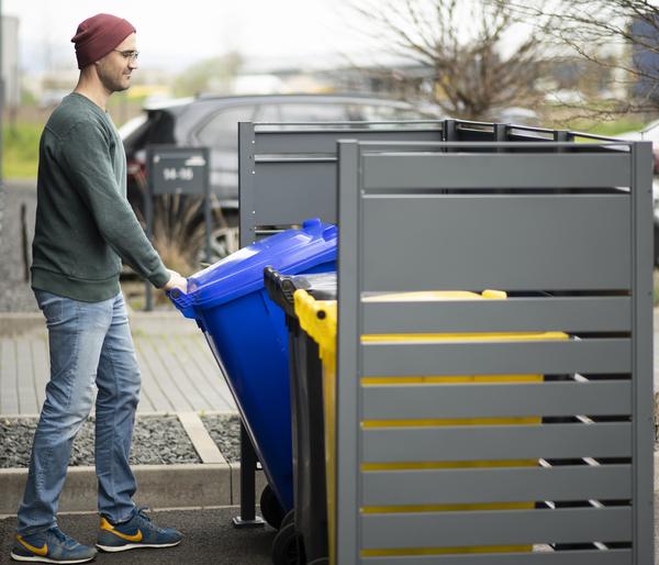 Westmann Mülltonnenverkleidung Planum 3er