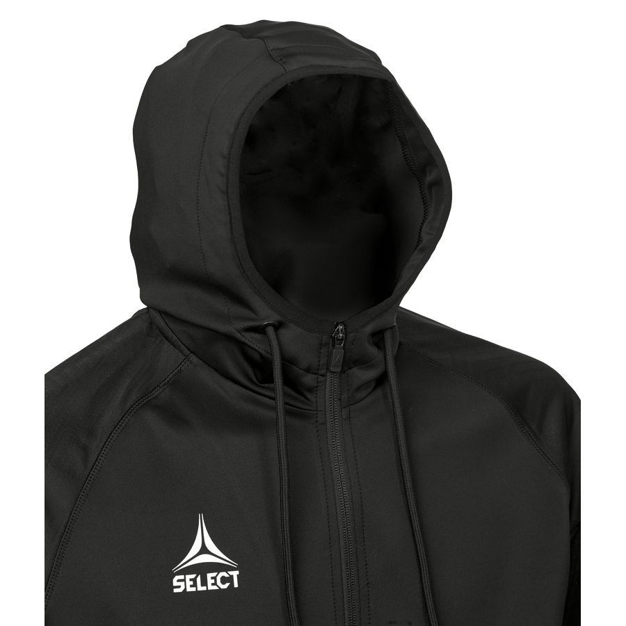 Select Sweat à Capuche Full Zip Monaco v24 - Noir/Blanc