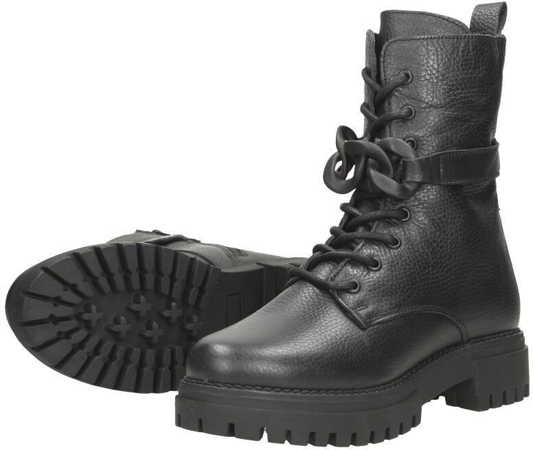 Sub55 Veterschoenen Hoog zwart