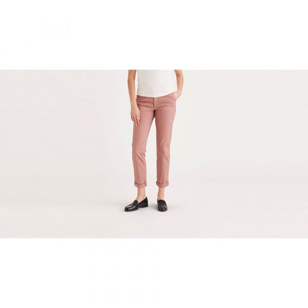 Dockers Weekend Slim Ankle Chino Pants Rosa 29 / L Mulher