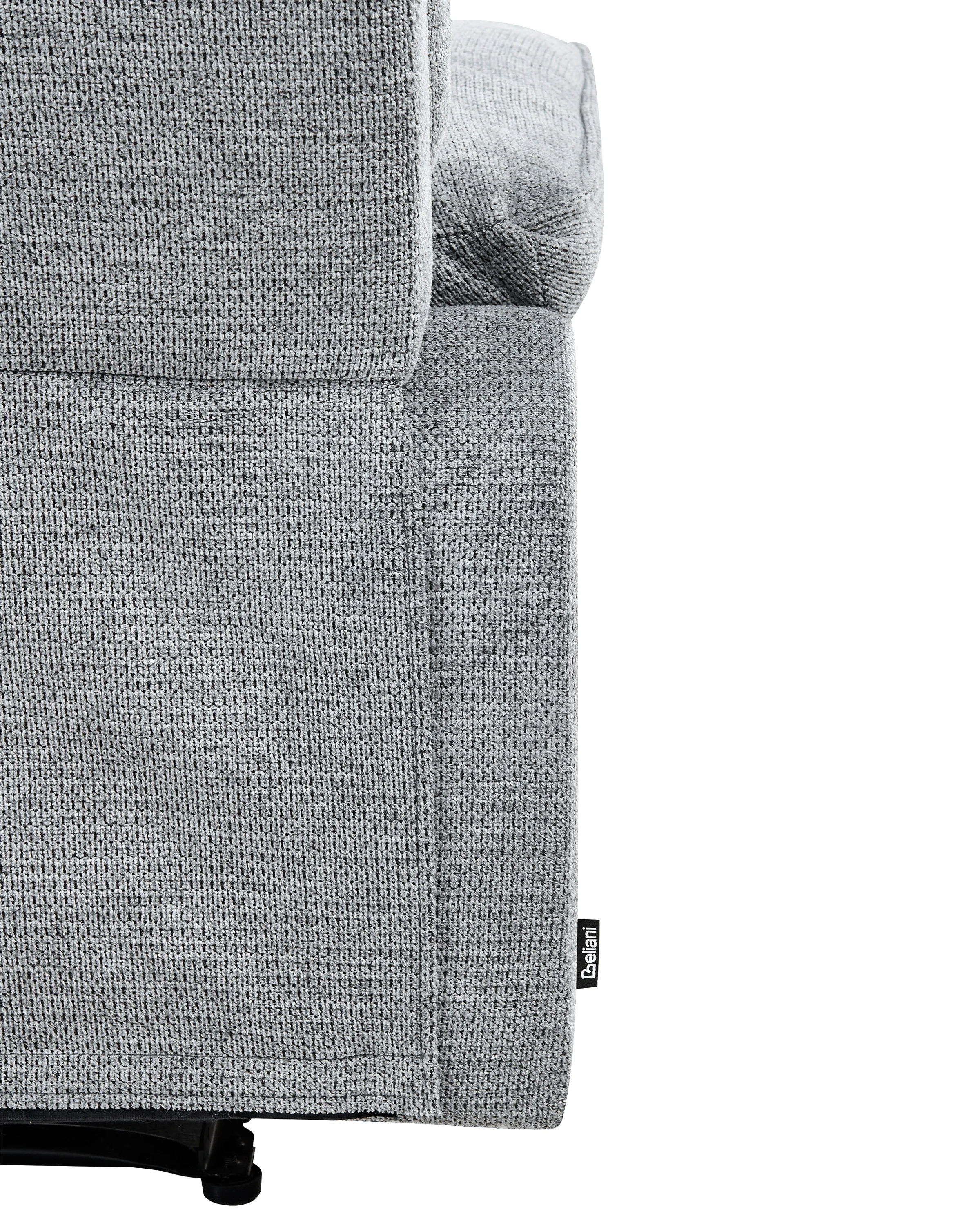 Relaxfauteuil EVERTON inclusief voetensteun Stof Grijs