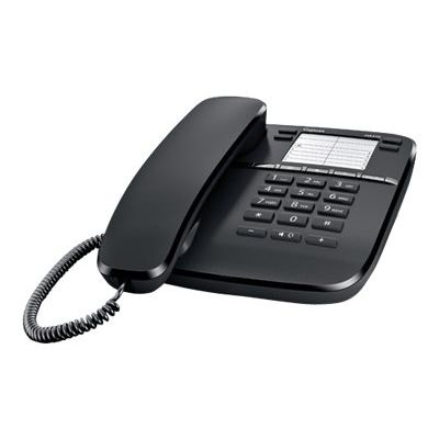 Gigaset DA410 - téléphone filaire - noir