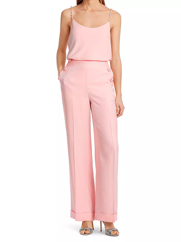 MARC CAIN Businesshose WHEATEN Wide Fit rosa
