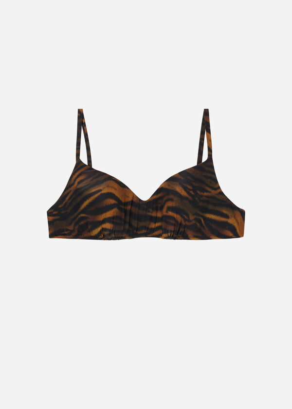 Top de biquíni cropped levemente acolchoado Mombasa