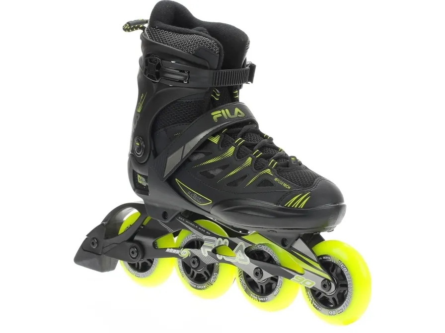 Fila Ghibli recreational black rollers, size 46